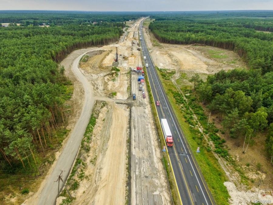 Uwaga kierowcy! Od dzisiaj wiadukt nad DK1 do Dobryszyc zamknięty