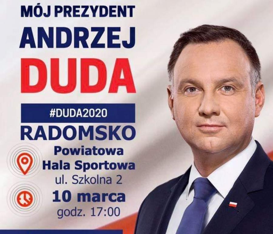 Prezydent Andrzej Duda przyjedzie do Radomska. Spotkanie we wtorek