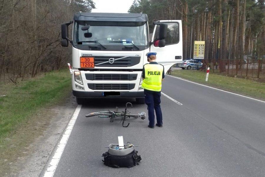 Kierowca cysterny najechał na rowerzystę. 62-latek zginął na miejscu