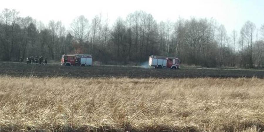 Pożar w sąsiednim powiecie. Radomszczańscy strażacy na miejscu