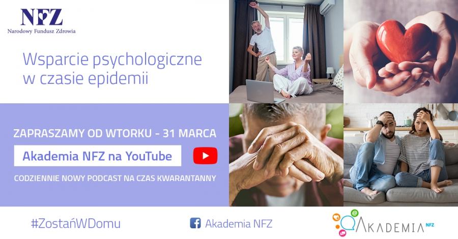[KORONAWIRUS] NFZ oferuje wsparcie psychologiczne. Na kanale YouTube