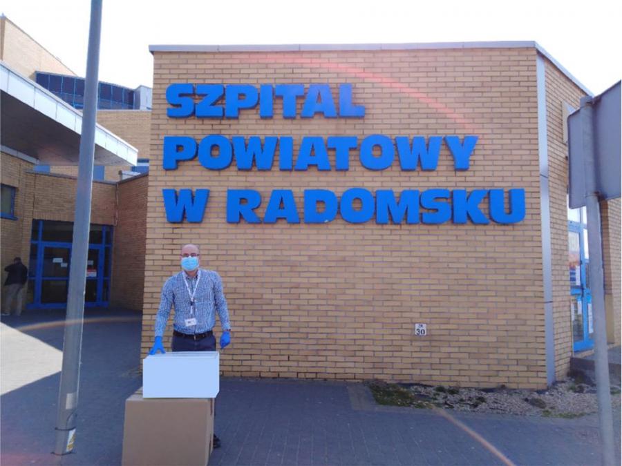 [KORONAWIRUS] Cordis Logistic podarował szpitalowi 3000 maseczek