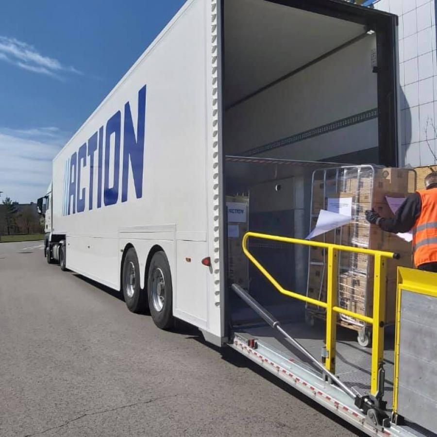 [KORONAWIUS] Rękawiczki i gogle od Action Logistic