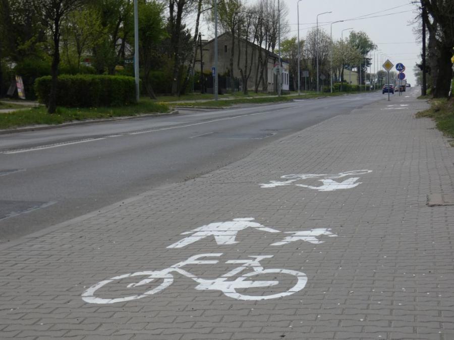 Na Krakowskiej bezpieczniej dla rowerzystów. Pojadą chodnikiem