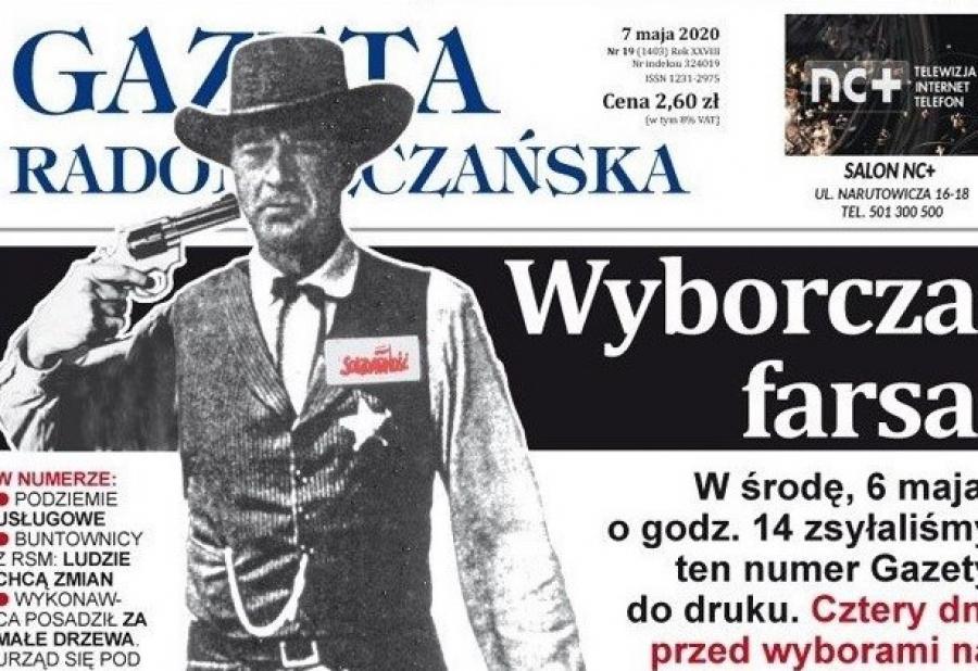 [W najnowszej GR] Wyborcza farsa: nie wiadomo kiedy, nie wiadomo gdzie, nie wiadomo jak