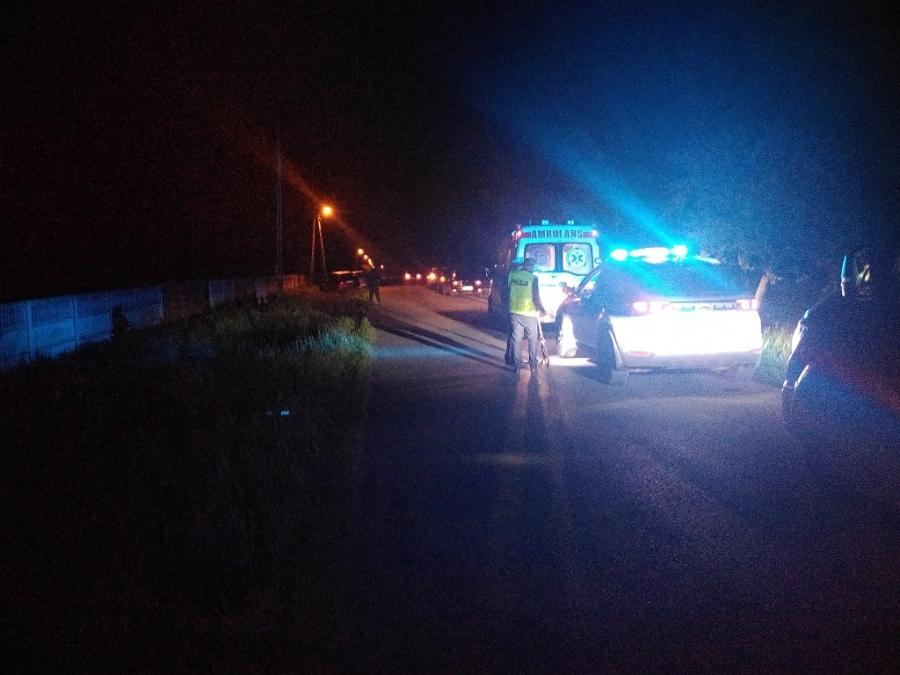 36-latek potrącił rowerzystę. 66-letni mieszkaniec Wiewiórowa nie żyje