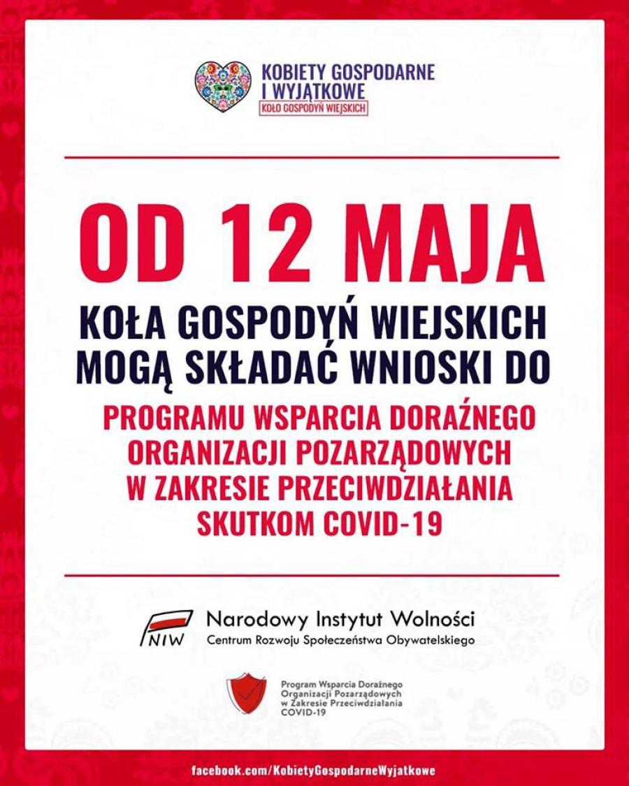 Dobra wiadomość dla Kół Gospodyń Wiejskich