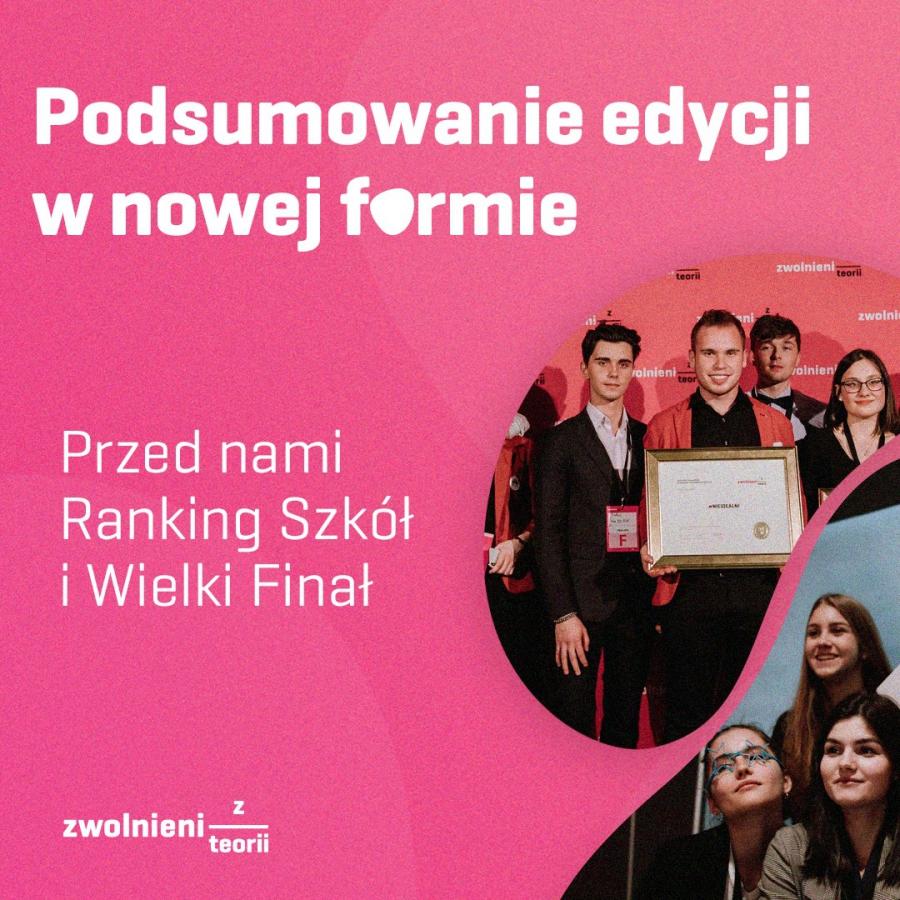 Uczniowie I LO w Radomsku w Rankingu Szkół Zwolnionych z Teorii