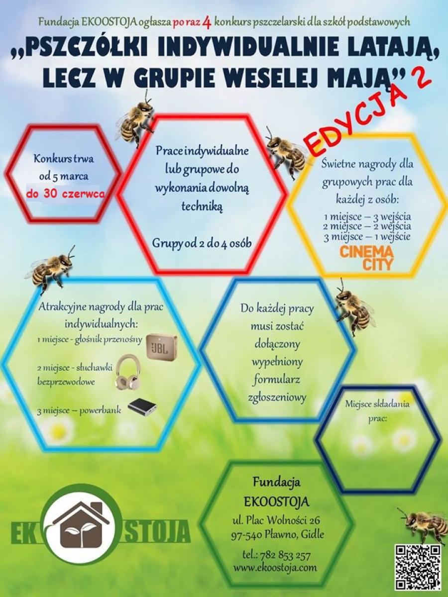 Konkurs pszczelarski dla uczniów szkół podstawowych