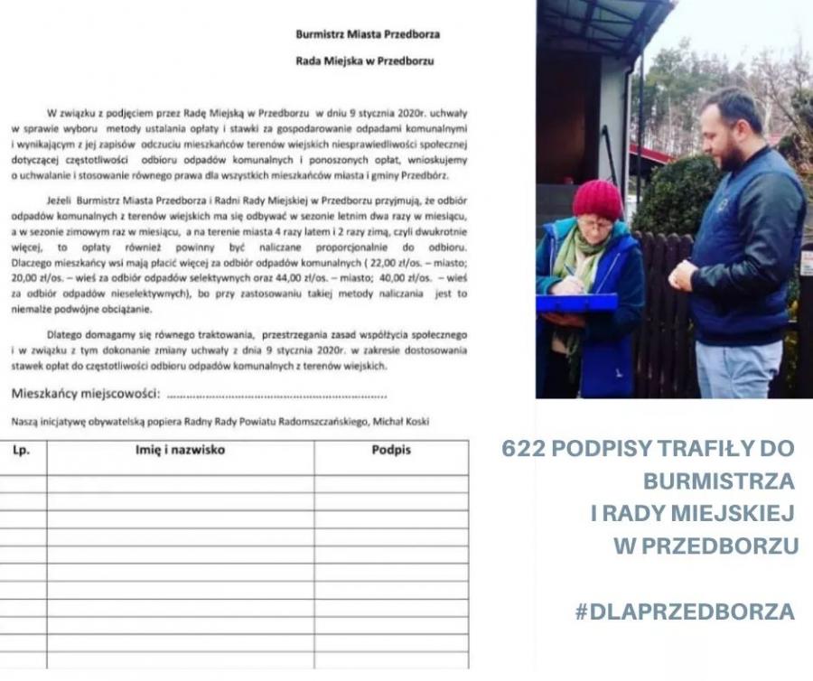 622 podpisy pod petycją o równe traktowanie