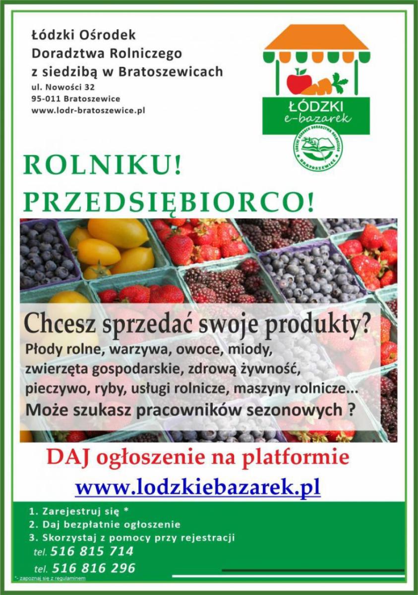 Wirtualny  bazarek województwa łódzkiego