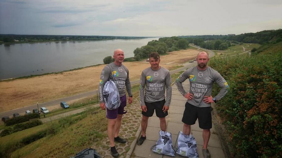 Finał akcji „1047 km Wisłą dla Zięby