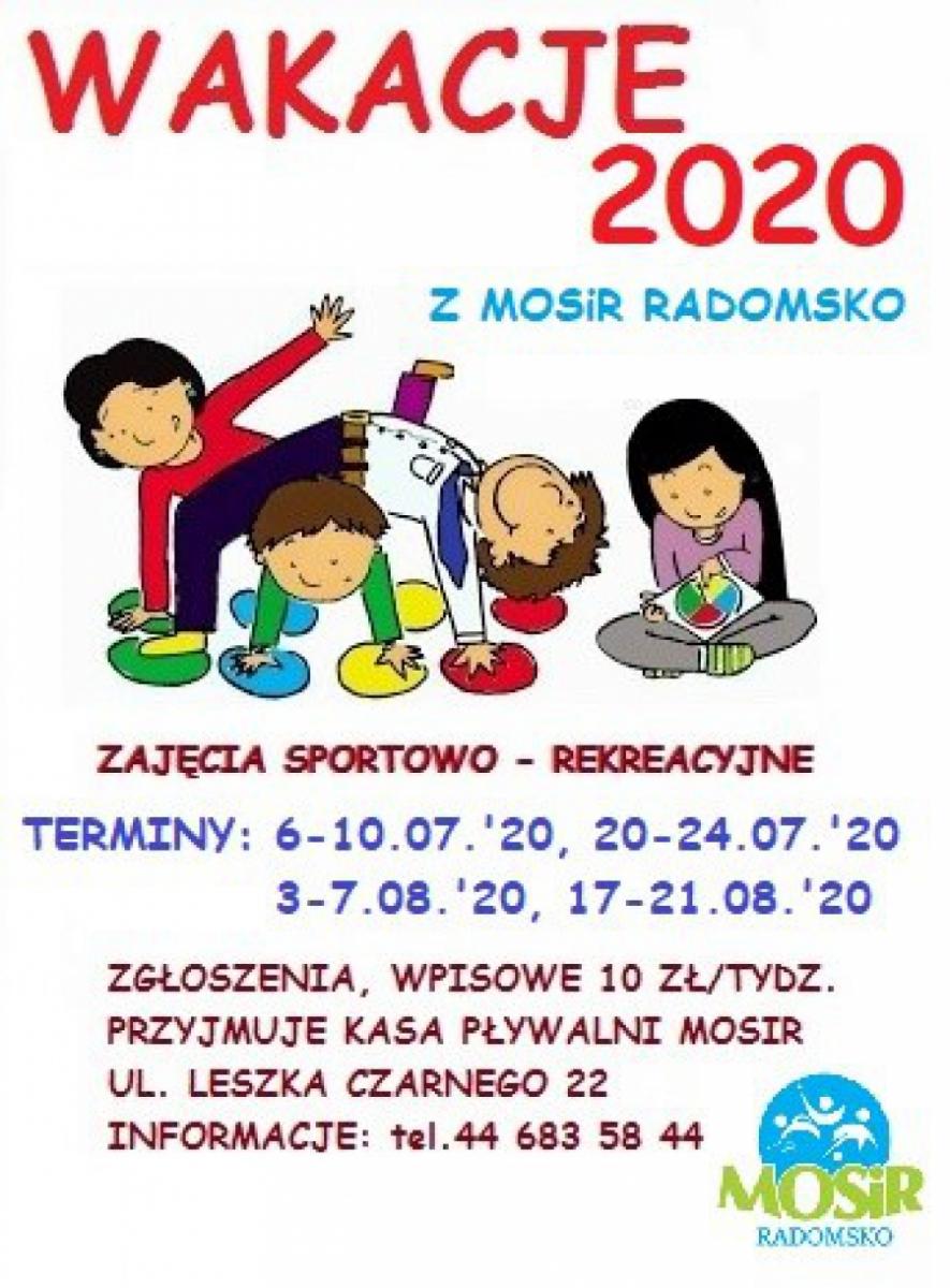 Aktywne wakacje z MOSiR Radomsko: zajęcia dla dzieci i młodzieży