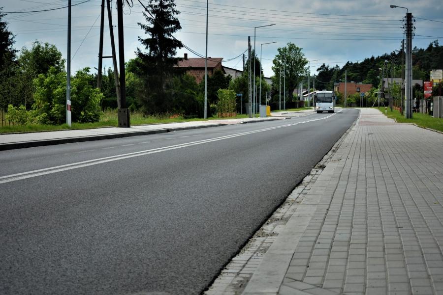 Droga Młynek-Żytno oddana do użytku po remoncie