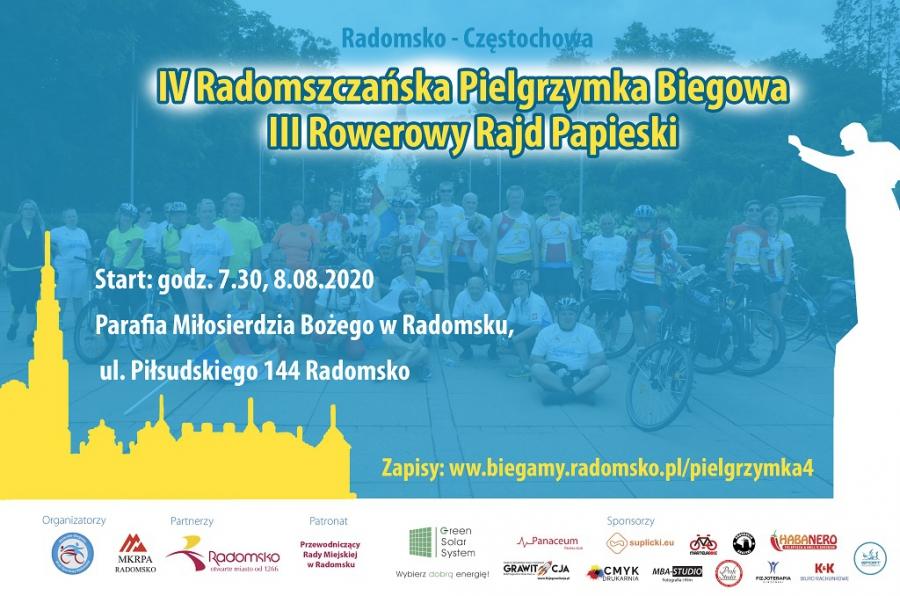 Zapisy na IV Radomszczańską Pielgrzymkę Biegową rozpoczęte