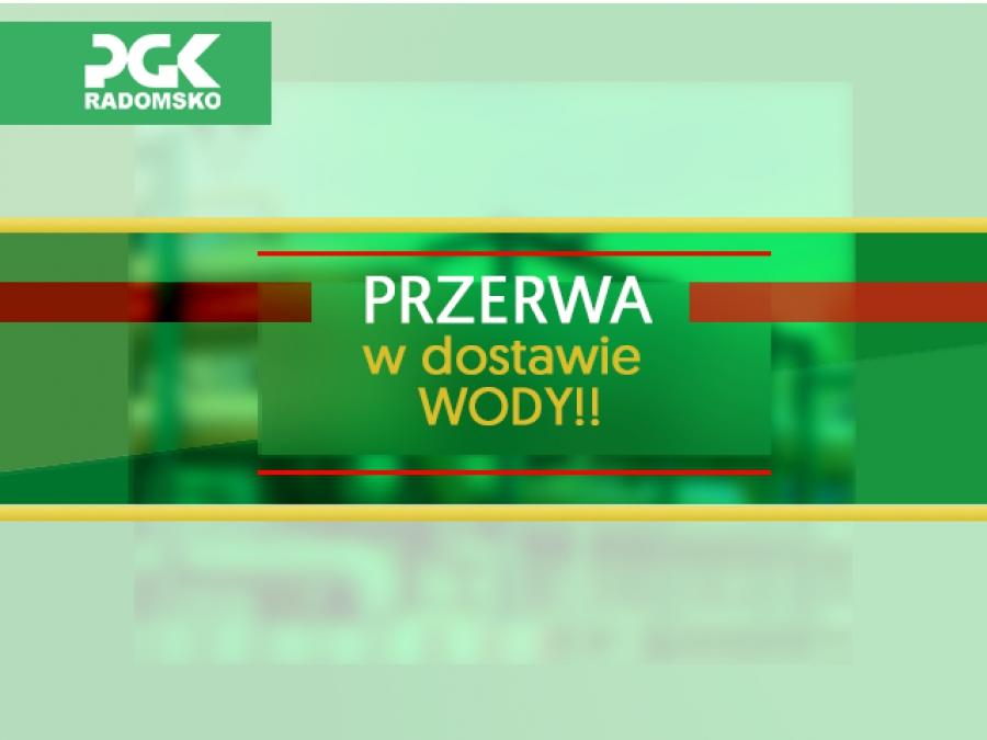Awaria wodociągu w gminie Gomunice: Chrzanowice bez wody