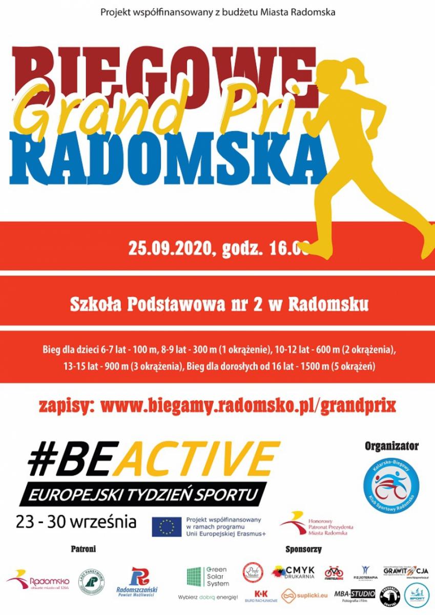 KBKS zaprasza na Biegowe Grand Prix Radomska