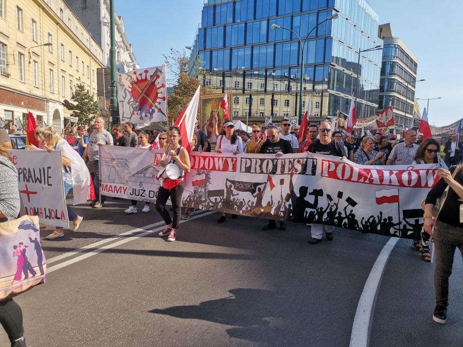 [WIDEO] Narodowy Protest Polaków. Dziadkiewicz: nie możemy na to pozwalać!