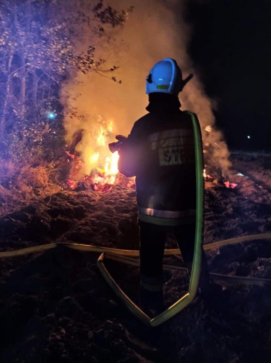 Dwa pożary w Kolonii Myśliwczów w gminie Wielgomłyny