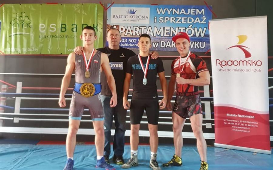 [Ciężary] Filip Loch i Dawid Stefaniak z medalami. Złoto i srebro zapaśników ZKS