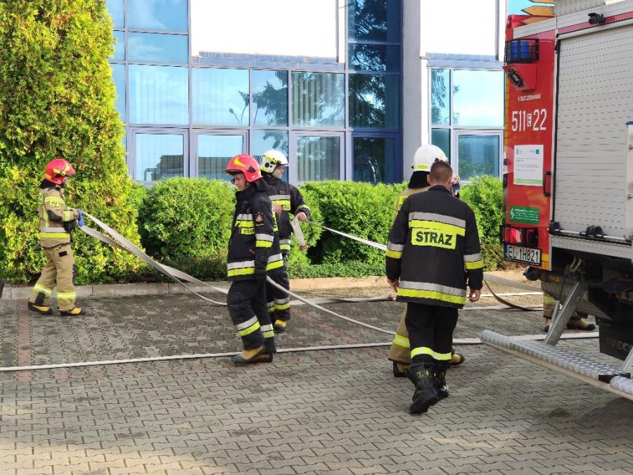 Pożar wybuchł w radomszczańskim sądzie. Już po godzinach