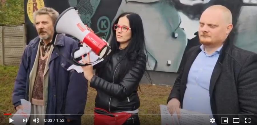 Protest przeciw plandemii: Nie dla zamykania nas w domach [MATERIAŁ WIDEO]