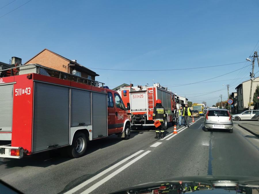 Uwaga! Zderzenie motocyklisty z autem osobowym na Narutowicza