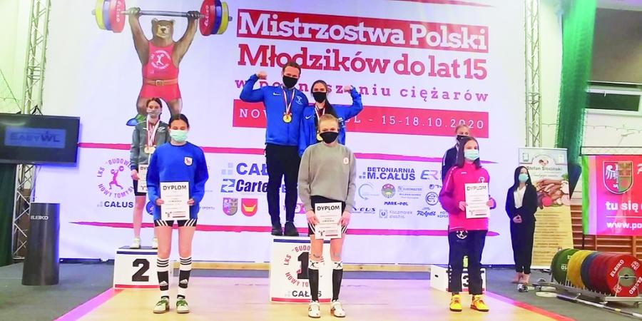 [Ciężary] Oliwia Drzazga z UMLKS najlepszą zawodniczką Mistrzostw Polski
