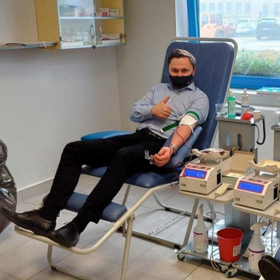 Członkowie stowarzyszenia Perspektywy oddają krew. I zachęcają innych