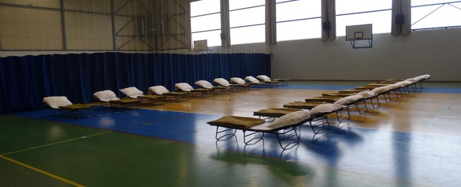 Hala sportowa przy Szóstce jest szykowana na covidowy szpital polowy