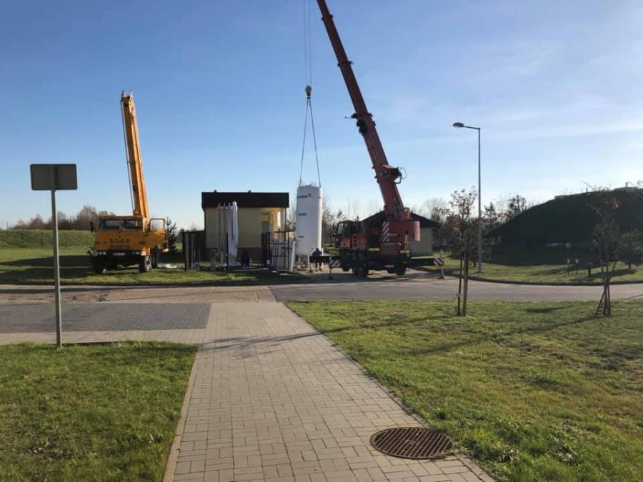 Szpital ma dwa razy większy zbiornik z tlenem. Potrzebnym pacjentom covidowym