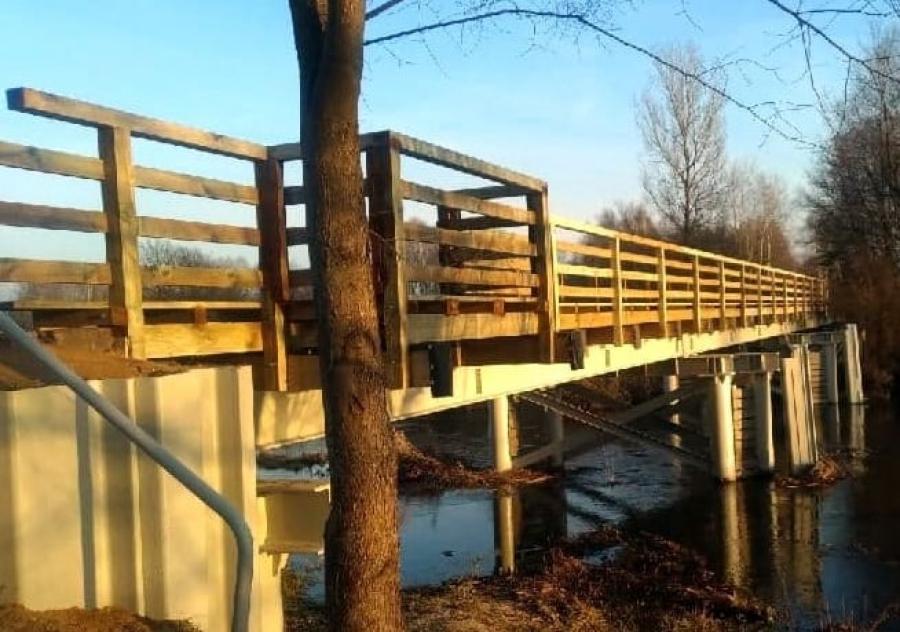 Trzeba było nakładać kilometrów, ale w końcu jest. Most w Krzętowie naprawiony
