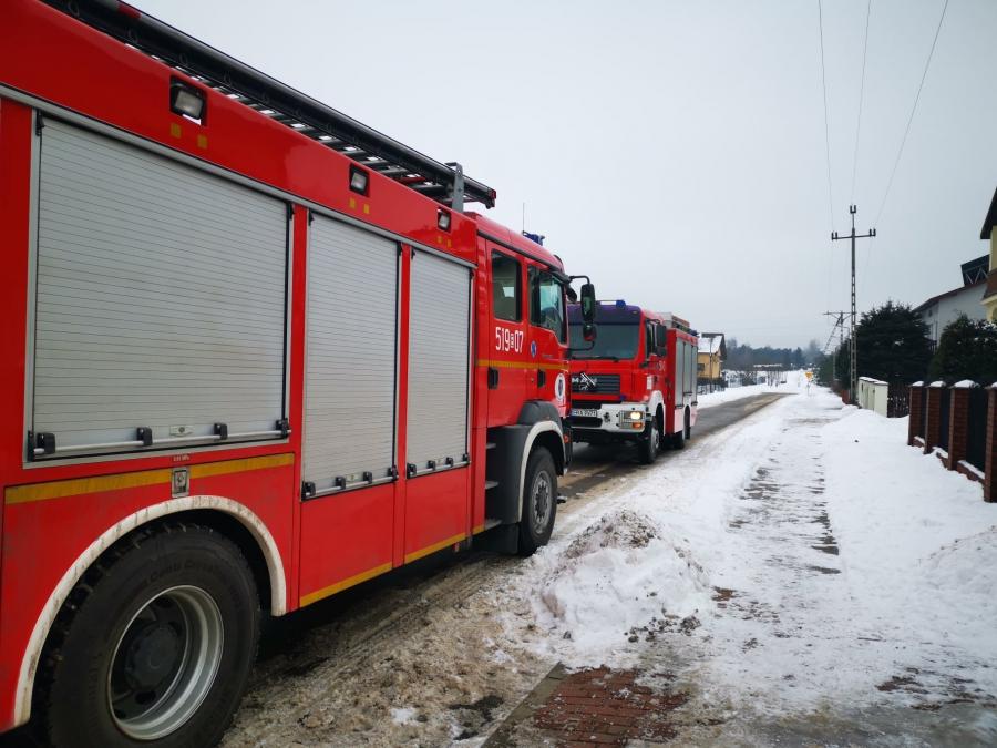 I znów pożar sadzy w kominie. Tym razem w jednym z domów w Kamieńsku