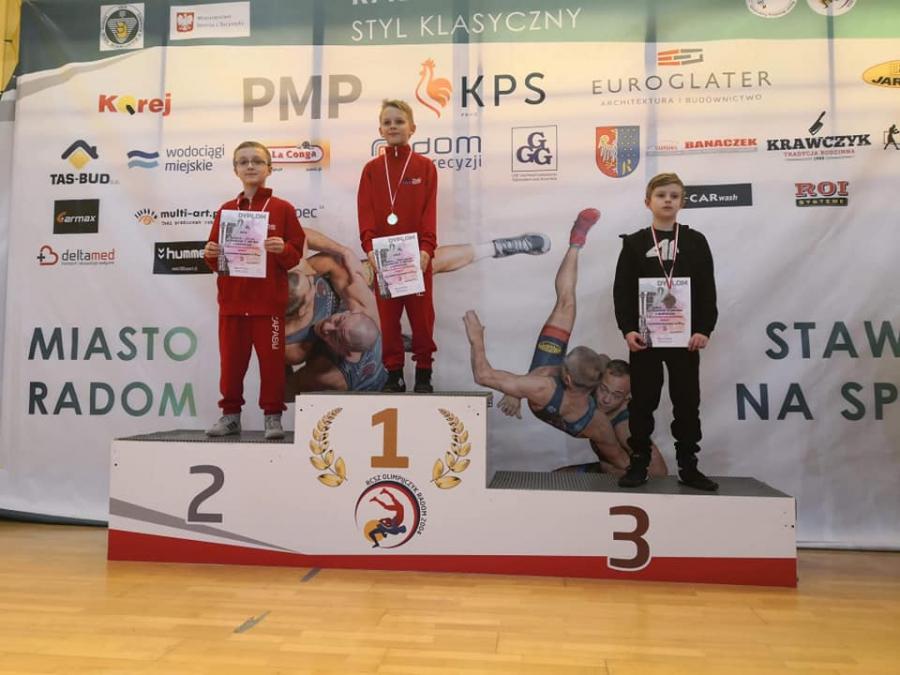 W turnieju w Radomiu zapaśnicy z Radomska stanęli na podium