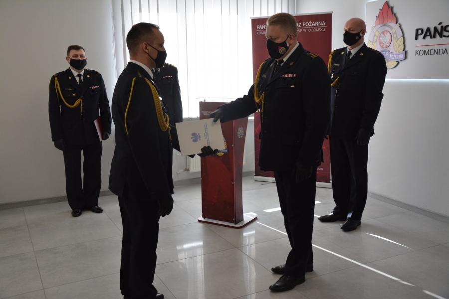 St. kpt. Artur Bartosik od 1 marca pełni obowiązki zastępcy komendanta powiatowego PSP