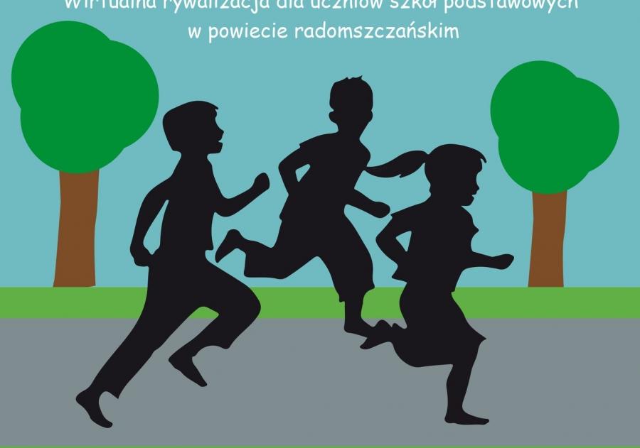 Przemysław Makles z PSP nr 8 zachęca uczniów podstawówek do biegania