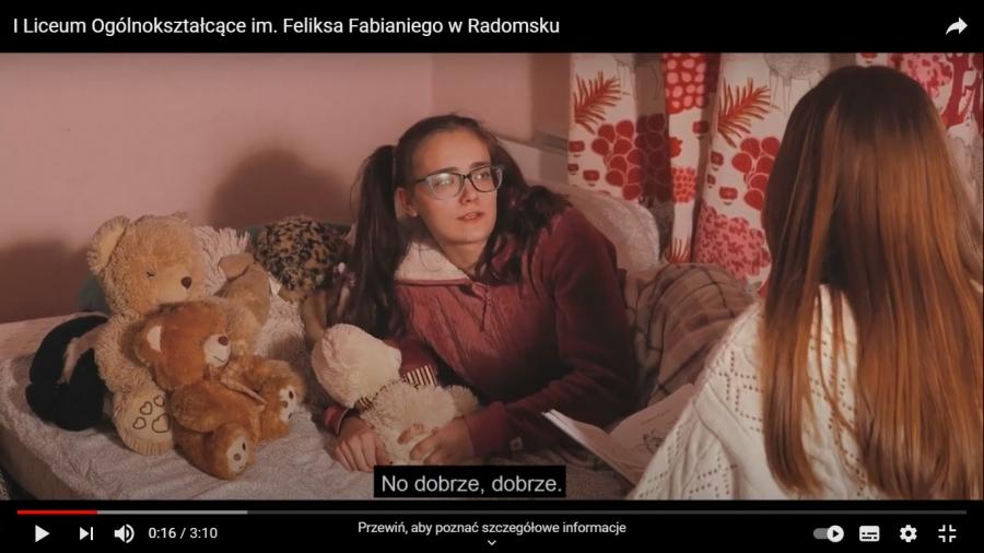 Uczennice I LO wyróżnione w konkursie ministerstwa. Nakręciły film „Prosta historia”