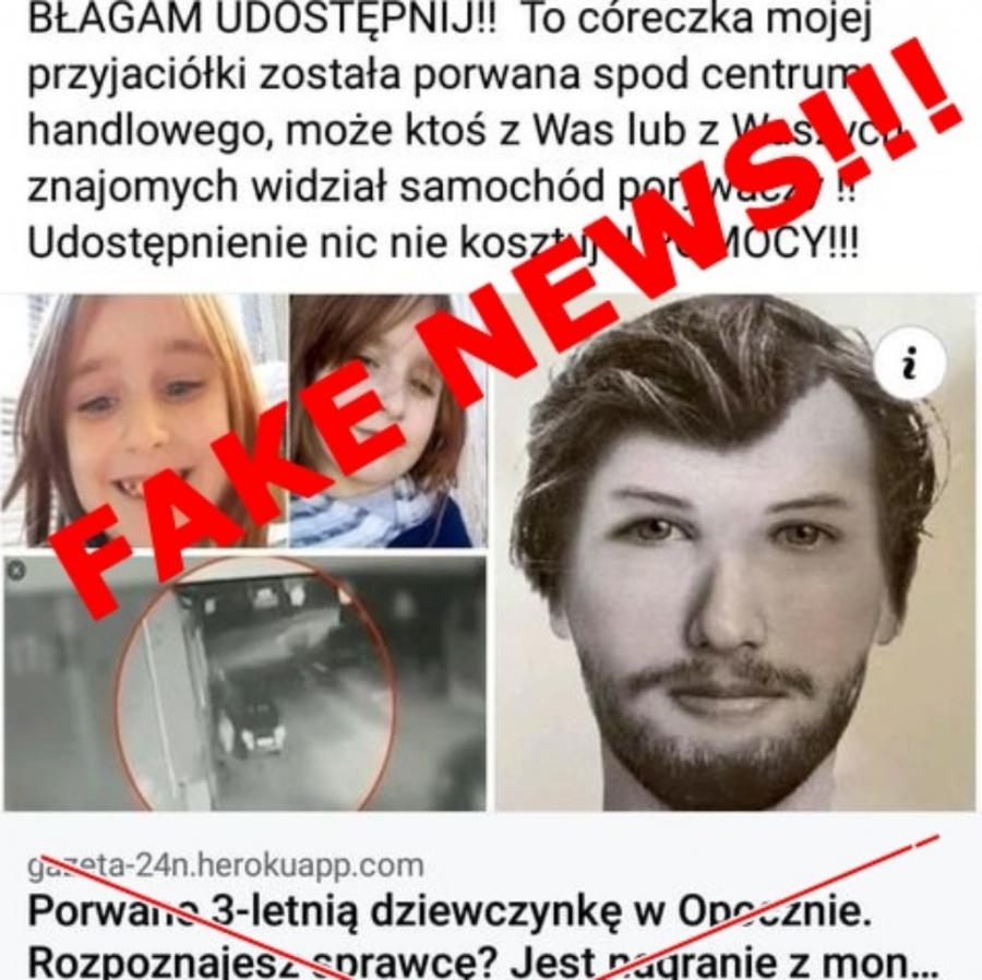 Policja ostrzega: Link z tytułem 