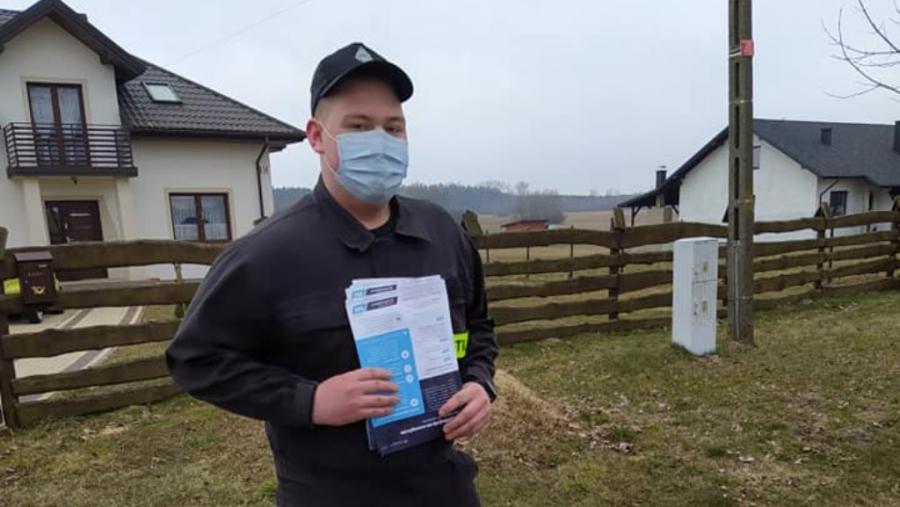 Strażacy z powiatu radomszczańskiego: biorą udział w akcji propagującej szczepienia