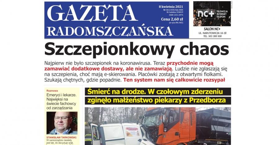 Gazeta Radomszczańska, pełne wydanie z 8 kwietnia 2021 r., w formacie PDF
