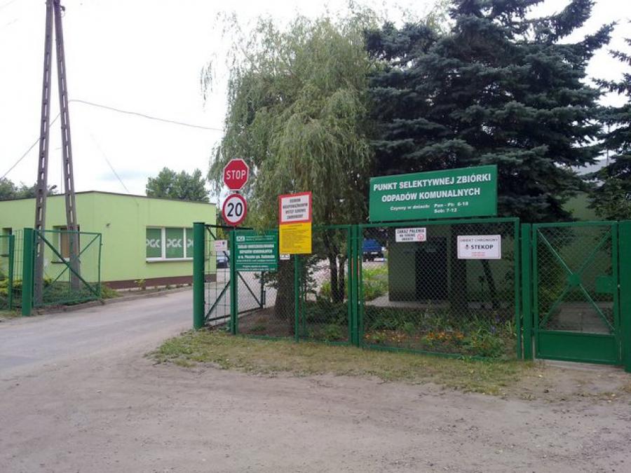Punkt Selektywnej Zbiórki Odpadów Komunalnych w Płoszowie znów otwarty