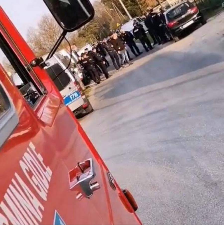 Policja i straż pożarna odnalazły bezdomnego ze schroniska w Grabach