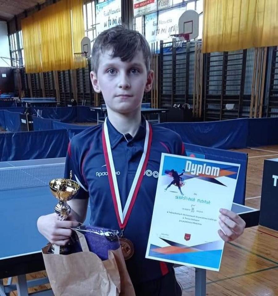 [Tenis stołowy] Trzy medale naszych zawodników na Mistrzostwach Województwa