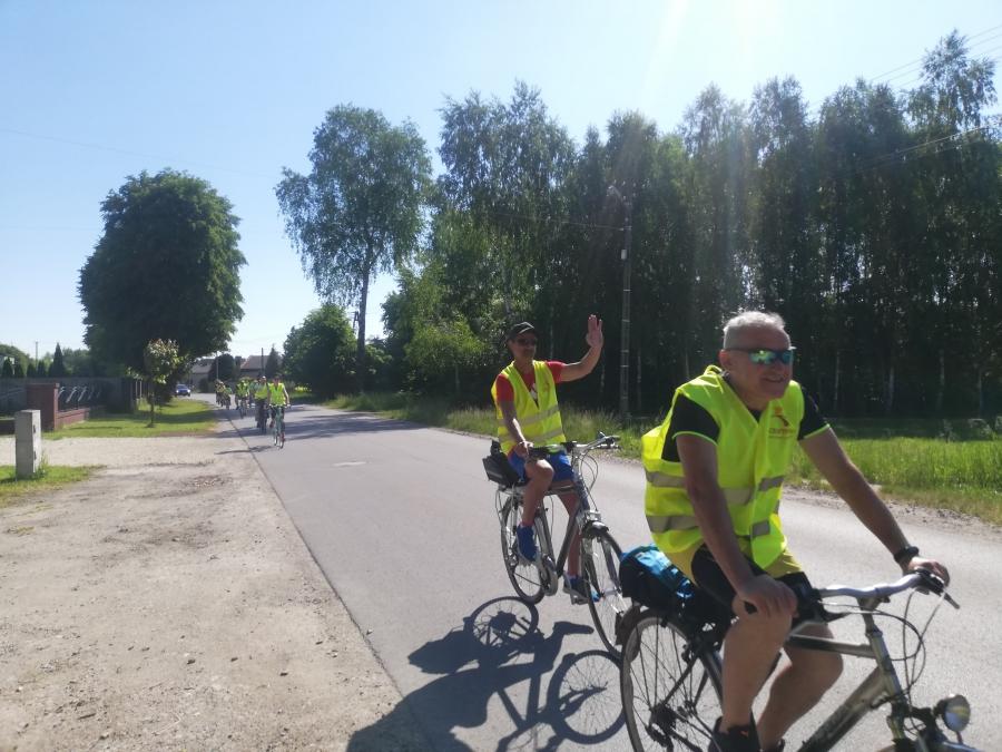 W Świętojańskim rajdzie rowerowym wzięło udział ponad trzydziestu uczestników