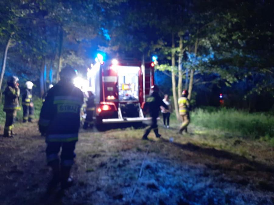 Strażacy w środę ratowali przed pożarem holenderski domek na działkach w Łęgu