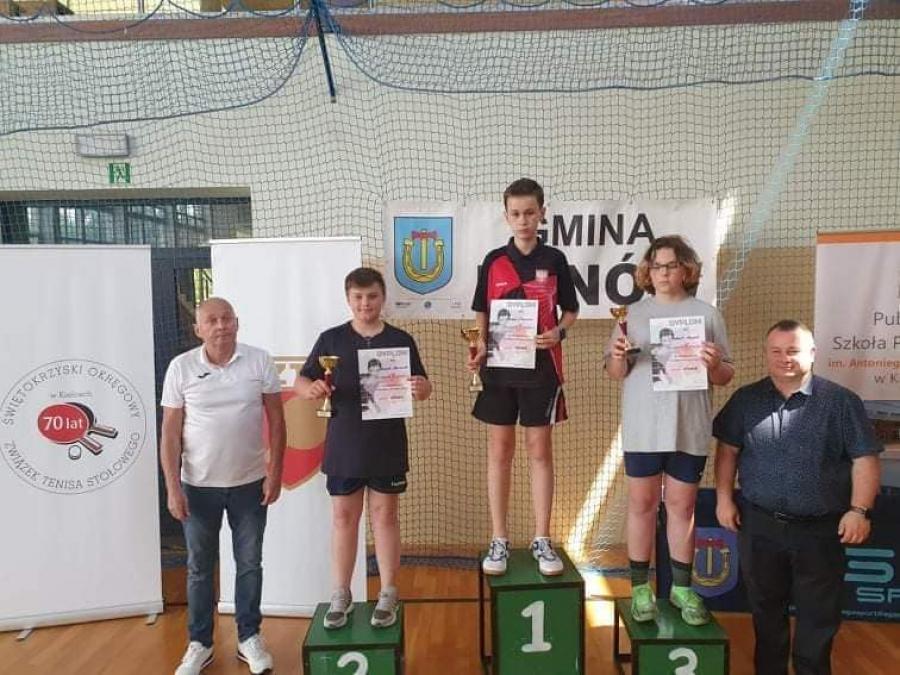 Najmłodsi tenisiści UMLKS Radomsko na podium