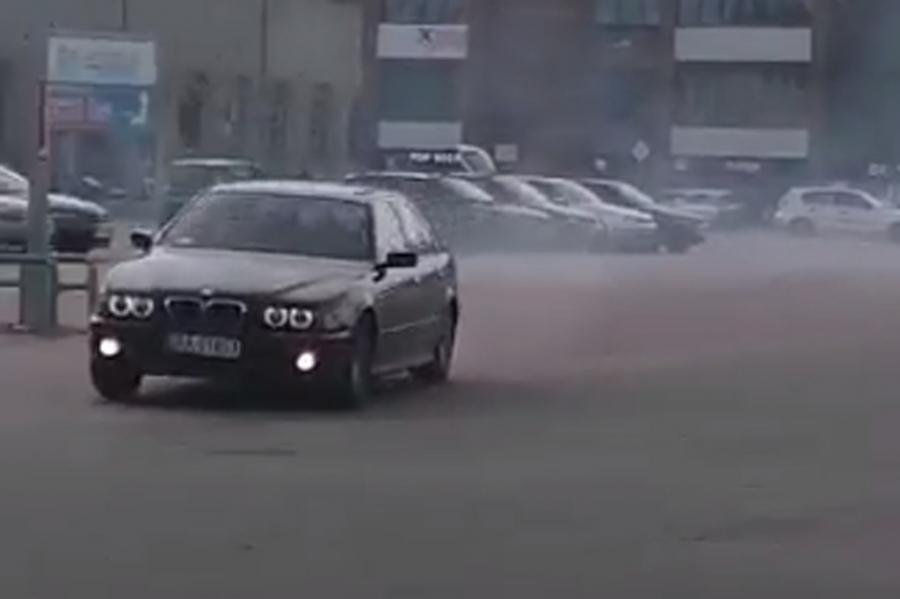 Pokręciłeś bączki na Interze? Rok bez prawa jazdy za popisy na parkingu