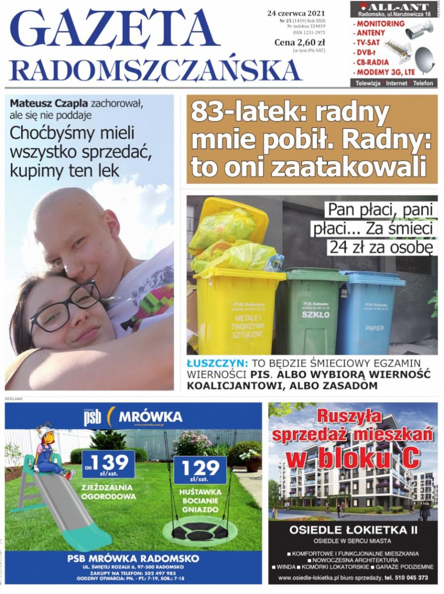 Gazeta Radomszczańska, pełne wydanie z 24 czerwca 2021 r., w formacie PDF
