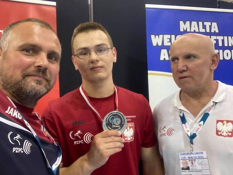 Patryk Barański ze srebrem Pucharu Unii Europejskiej w podnoszeniu ciężarów