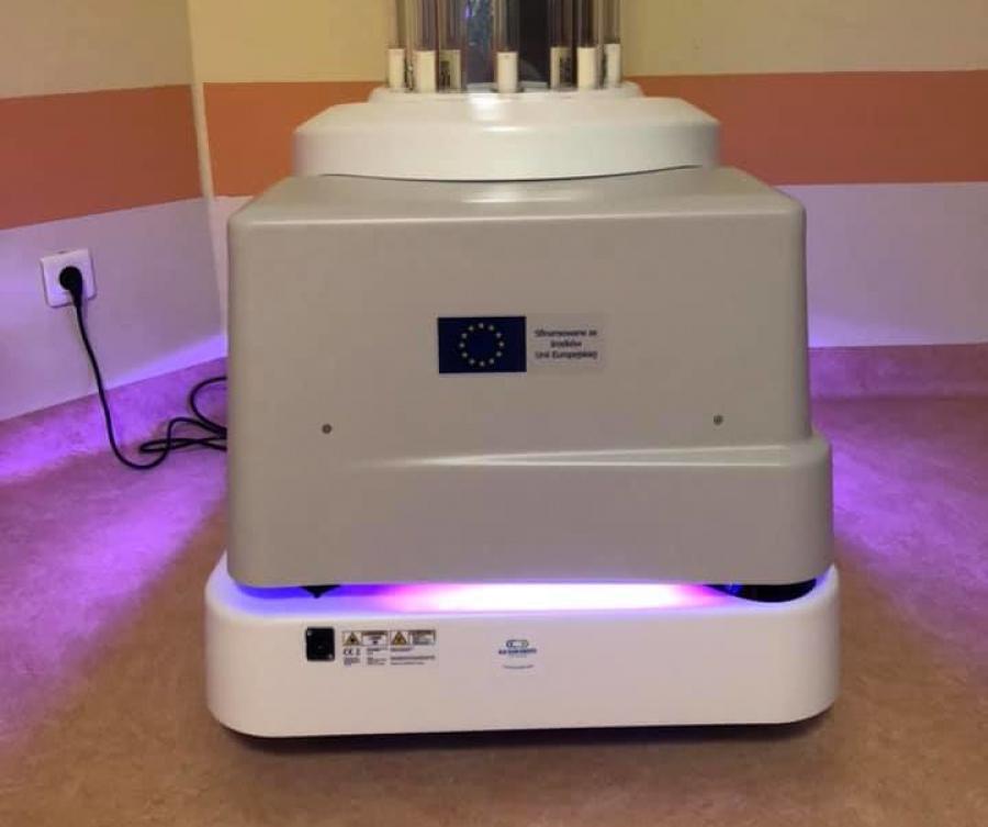 W Szpitalu Powiatowym w Radomsku już pracuje robot do dezynfekcji